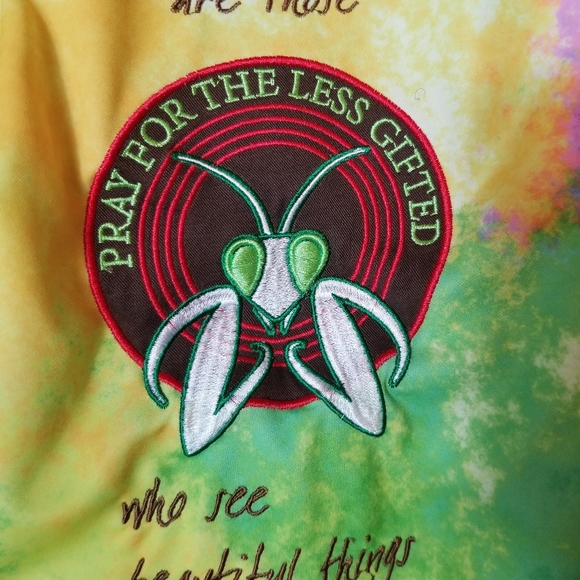 Original Fables Tie Dye Official Heatmakers Button Up Blessing Jersey Shirt - Picture 3 of 13